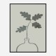 Green Oak Plant Art Print