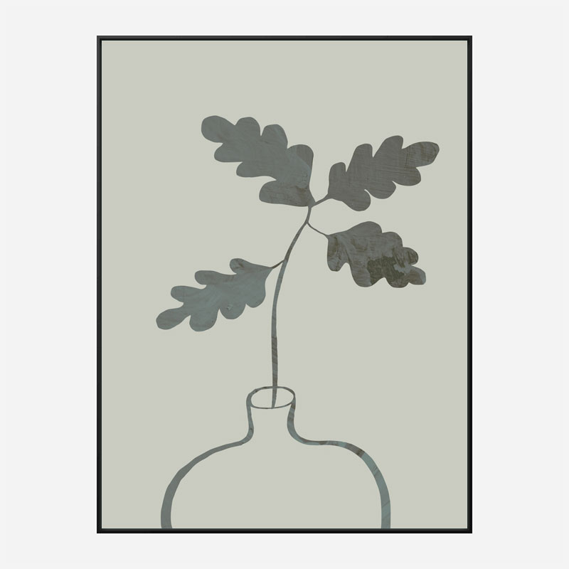 Green Oak Plant Art Print Green Oak Plant Art Print