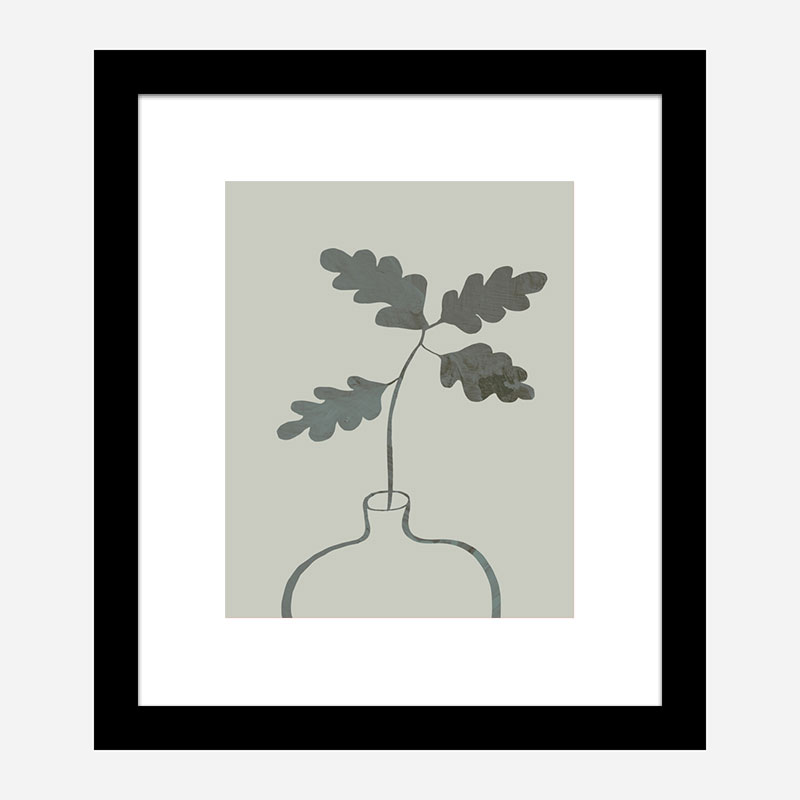Green Oak Plant Art Print Green Oak Plant Art Print