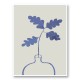 Blue Oak Plant Art Print