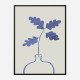 Blue Oak Plant Art Print