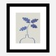 Blue Oak Plant Art Print