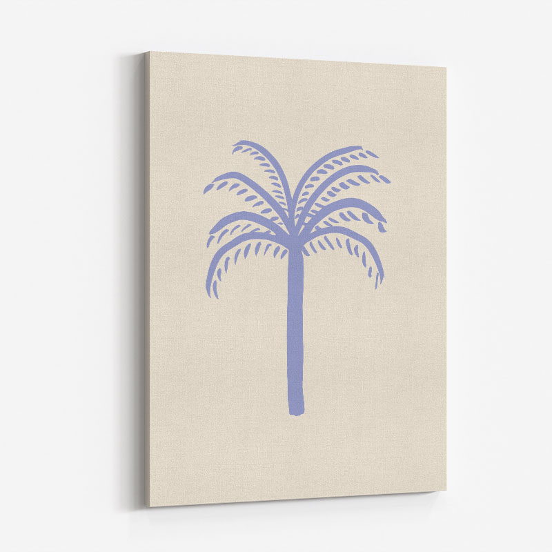 Lilac Palm Art Print