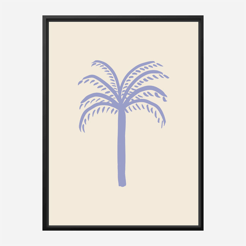 Lilac Palm Art Print Lilac Palm Art Print