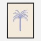 Lilac Palm Art Print