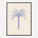 Lilac Palm Art Print