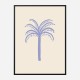 Lilac Palm Art Print Lilac Palm Art Print