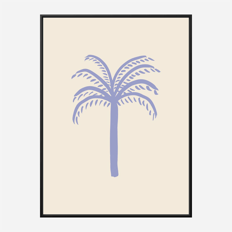Lilac Palm Art Print Lilac Palm Art Print