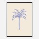 Lilac Palm Art Print