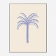 Lilac Palm Art Print