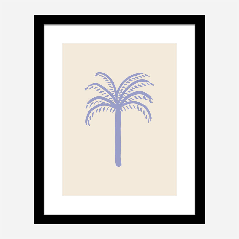 Lilac Palm Art Print Lilac Palm Art Print