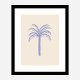 Lilac Palm Art Print Lilac Palm Art Print
