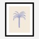 Lilac Palm Art Print