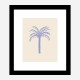 Lilac Palm Art Print Lilac Palm Art Print