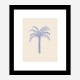 Lilac Palm Art Print