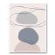 New Shapes Blue No 4 Art Print New Shapes Blue No 4 Art Print