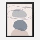 New Shapes Blue No 4 Art Print New Shapes Blue No 4 Art Print