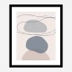 New Shapes Blue No 4 Art Print New Shapes Blue No 4 Art Print
