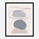 New Shapes Blue No 4 Art Print New Shapes Blue No 4 Art Print