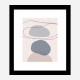 New Shapes Blue No 4 Art Print New Shapes Blue No 4 Art Print