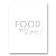 Food is Love Wall Art Print