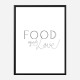 Food is Love Wall Art Print