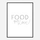 Food is Love Wall Art Print