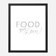 Food is Love Wall Art Print