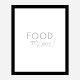 Food is Love Wall Art Print