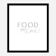 Food is Love Wall Art Print