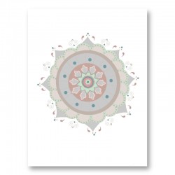 Mandala Fiesta Wall Art Print