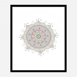 Mandala Fiesta Wall Art Print