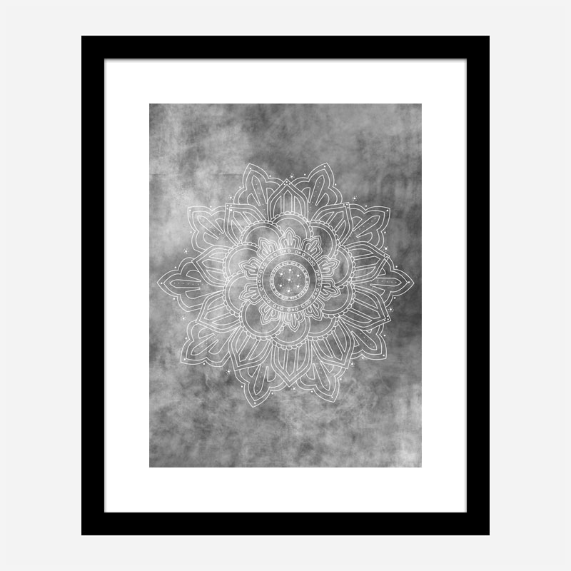 Mandala Smokey Wall Art Print