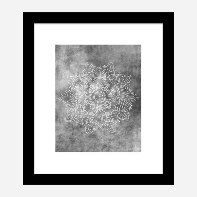 Mandala Smokey Wall Art Print