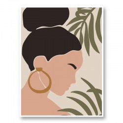 Boho Lady One Art Print