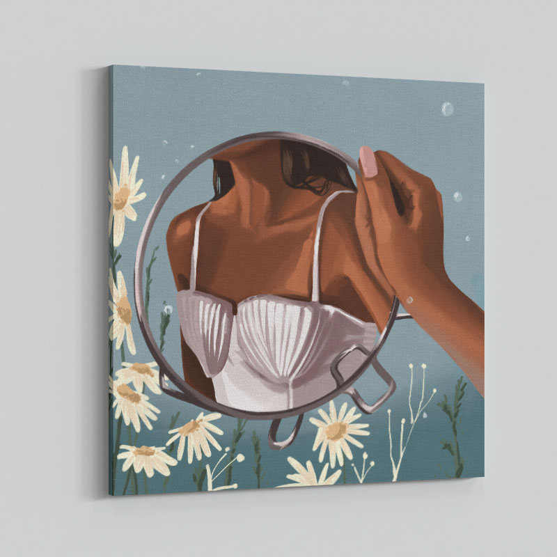 Mermaid in the Mirror Art Print Mermaid in the Mirror Art Print