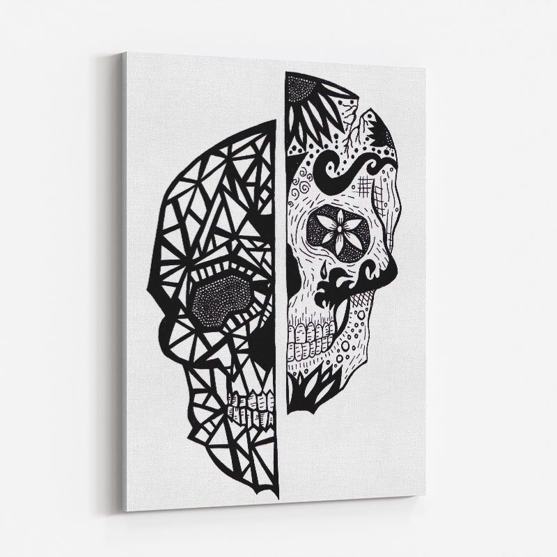 Two Faces Art Print