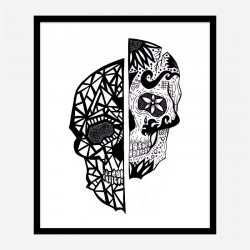 Two Faces Art Print