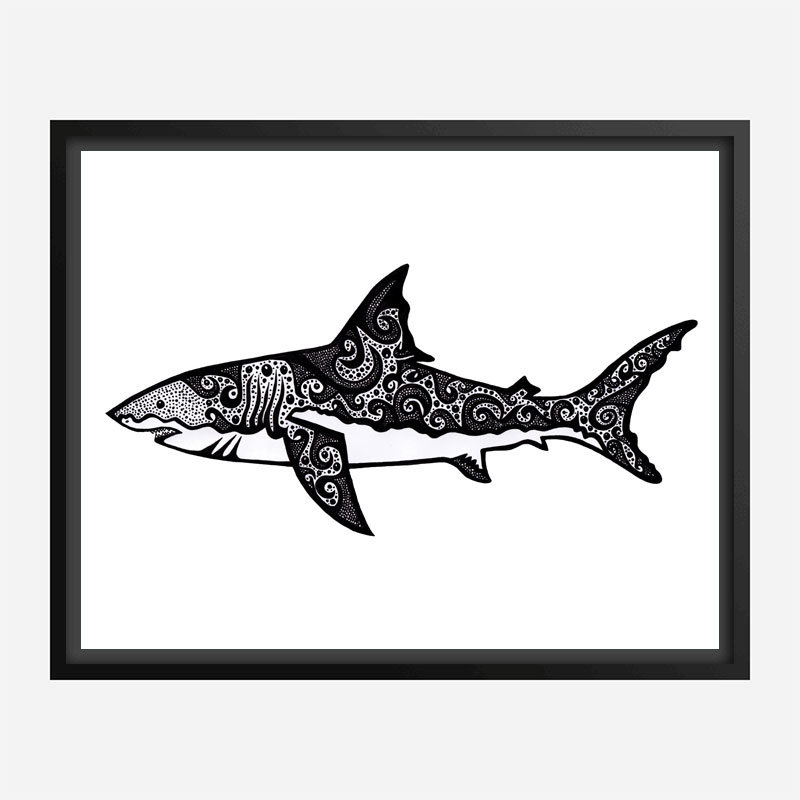 It's a Shark Art Print