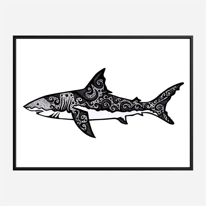 It's a Shark Art Print