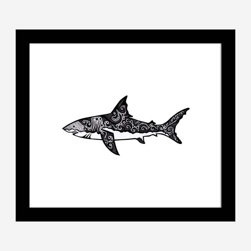 It's a Shark Art Print