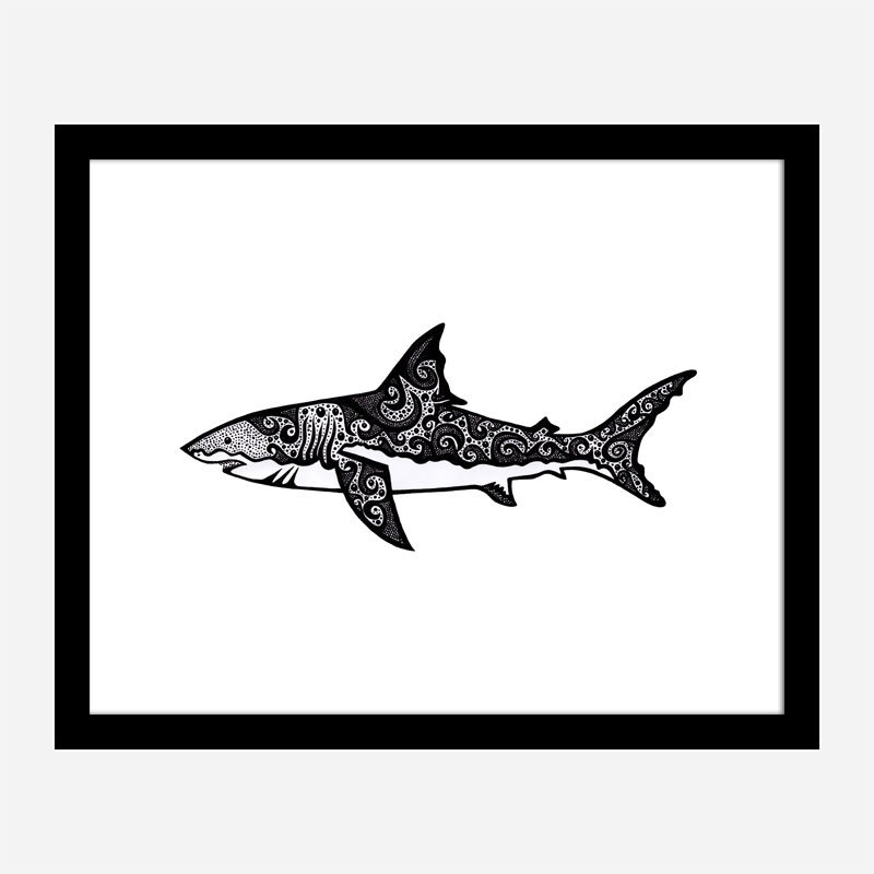 It's a Shark Art Print