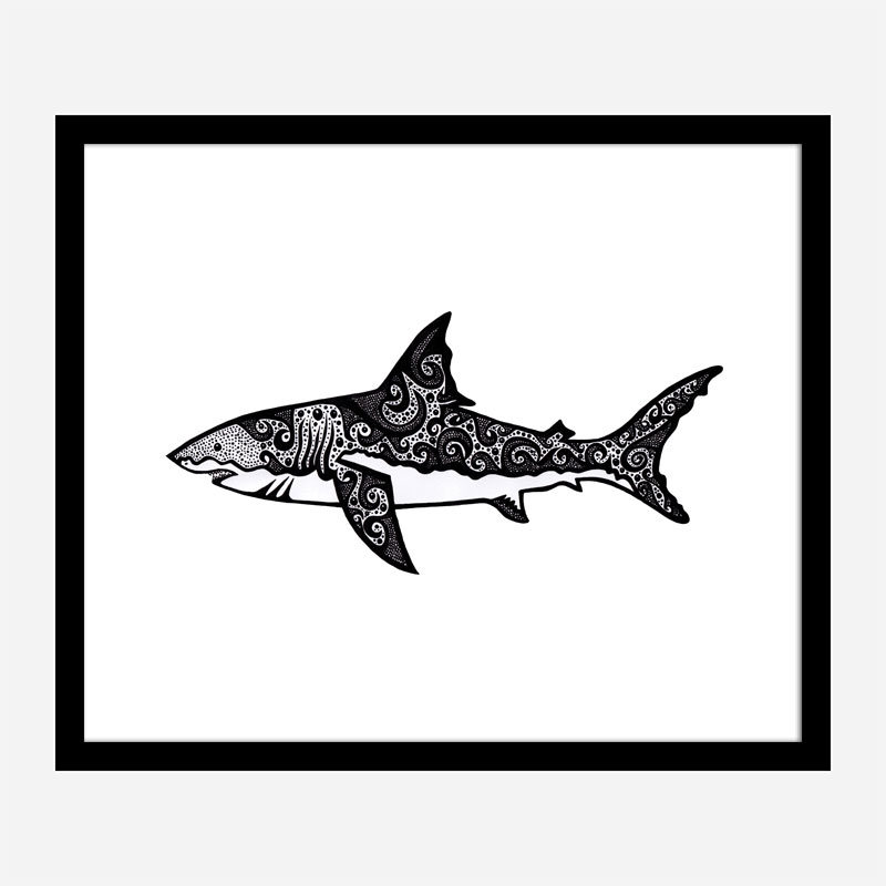 It's a Shark Art Print