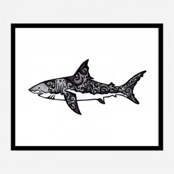 It's a Shark Art Print