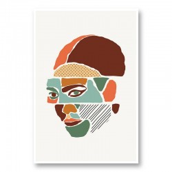 Color Abstract Faces I