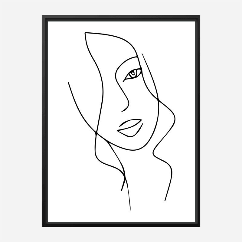 Beauty Line Art Print