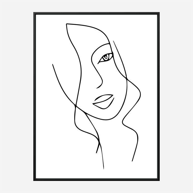 Beauty Line Art Print