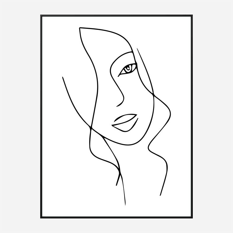 Beauty Line Art Print