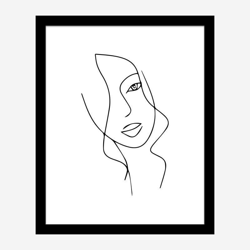 Beauty Line Art Print