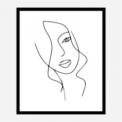 Beauty Line Art Print